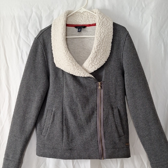 Tommy Hilfiger Teddy Jacket Plush Shawl Collar, NWOT - Picture 7 of 12